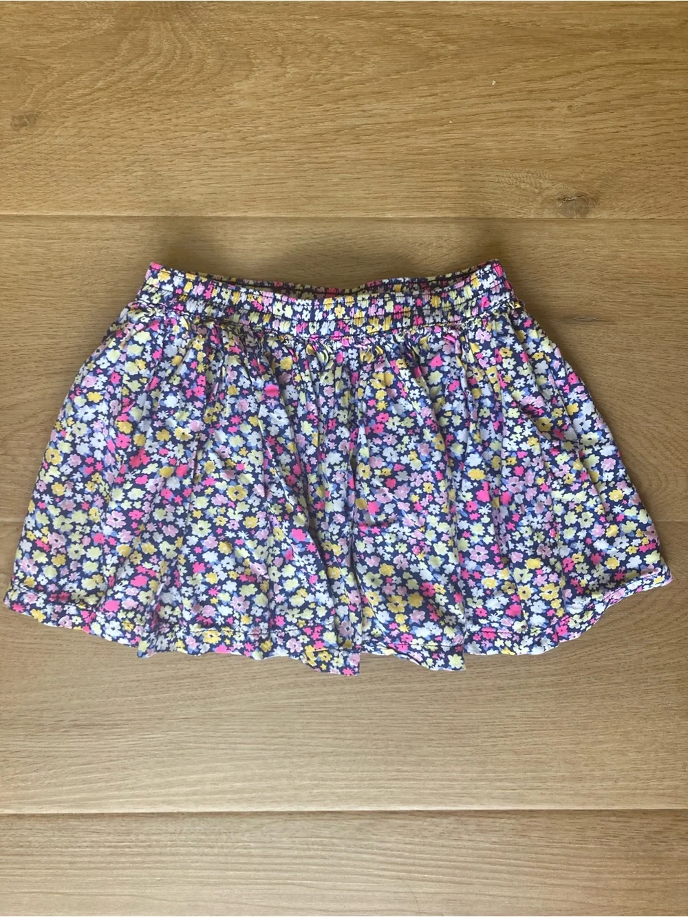 OshKosh B'gosh Multicolor Floral Elastic Waist Flowy Skirt
